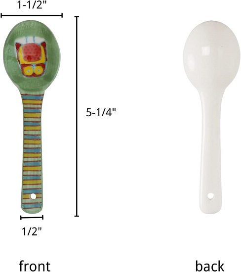 Espresso Spoons, Little Spoons for Dessert, Coffee Spoons, Multicolor, 5-1/4” L