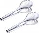 Buffet Salad Serving Tongs, 12 inch Catering Chef Food Salad BBQ Serving Utensils, Set of 2(stainless steel)